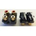 1  4 way Speaker plate Binding Posts with 4% Audio Grade Silver Solder