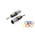 1X 6.35mm (1/4'') Jack Plug to XLR 3 Pin 24ct Gold on OFC   XGA28