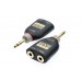 1X 6.35mm (1/4") Stereo Jack Socket, x 2 to 6.35mm(1/4") Stereo Jack Plug XGA20