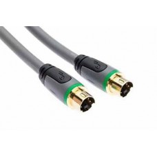 2.4M Gold Male S-Video S-VHS Cable Lead TV PC DVD   Genuine Rocketfish  RF-G1204