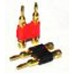 24k-Gold Amp Speaker Cable Banana Connector Plug D Type