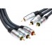 5M  Profigold Component Video Interconnect RGB Red Green Blue  Gold OFC