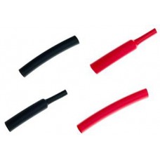 6mm High Temperature Heat Shrink Tubing Sleeving 2 X 1M 1 RED 1 BLACK 