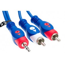 Audio Splitter Cable 0.6 Meters - Connects your portable devices to speakers