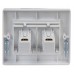 2 x HDMI Wall Face Plate