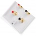 9.2 Surround Sound Speaker Wall Plate with Gold Binding Posts + 2 x RCA Sockets + 1 x HDMI FLEXIBLE FLYLEAD. NO SOLDERING REQUIRED