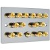 7.1 Speaker Wall Plate Kit - Black Nickel - NON SOLDER