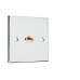 Complete Dolby 9.1 Flat Polished Chrome Surround Sound Speaker Wall Plate Kit - No Soldering Required