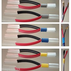 Heat Shrink Tubing Sleeving Termination Kit 2:1 Ratio  Banana RCA Audio Plugs