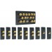 Matt Black 7.2 Slimline Surround Sound Audio AV Speaker Wall Face Plate Kit