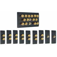 Matt Black 7.2 Slimline Surround Sound Audio AV Speaker Wall Face Plate Kit