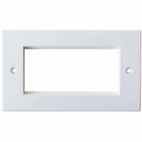 2 Gang EURO MODULE/Modular Wall Face Plate Frame 25x50mm