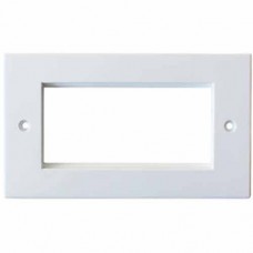 2 Gang EURO MODULE/Modular Wall Face Plate Frame 25x50mm