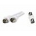 TV Aerial Coaxial Coax lead  x 2m + Free Male / Female Coupler / Converter