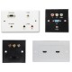 Media/Audio Wall Plates