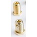 2 Binding Post Audio AV Speaker Wall Plate and Dry Lining Back Box x 2. Architrave. White Slimline. No Soldering Required.