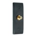 Matt Black Architrave 1 x RCA Phono Audio Surround Sound Wall Face Plate - Rear Solder tab Connections