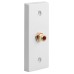 Complete Dolby 7.1 Surround Sound Speaker Architrave Wall Plate Kit including 47mm deep flush metal back boxes - No Soldering Required