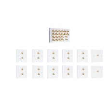 Complete Dolby 10.2 Surround Sound Speaker Wall Plate Kit - No Soldering Required