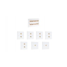 Complete Dolby 5.2 Surround Sound Speaker Wall Plate Kit - No Soldering Required