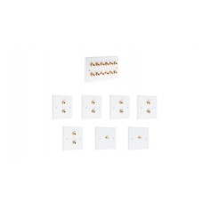 Complete Dolby 5.2 Surround Sound Speaker Wall Plate Kit - No Soldering Required