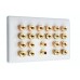 Complete Dolby 10.2 Surround Sound Slimline Speaker Wall Plate Kit + metal back boxes - No Soldering Required