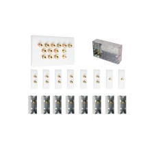 Complete Dolby 6.2 Surround Sound Slimline Speaker Wall Plate Kit + metal back boxes - No Soldering Required
