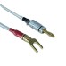 QED Silver Anniversary XT 4 Speaker Jumper Cable Leads - Plugs/Spades